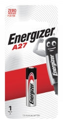 BATTERY ENERGIZER A27 CAR ALARM PK1   G00027