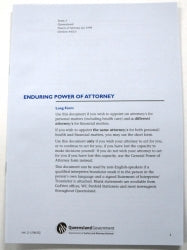 SP- POWER OF ATTORNEY ENDURING LONG FORM FORM 3  Special Order Only G00041