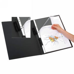 DISPLAY BOOK A3 REFILLABLE 20 PG BLACK INSERTS   G00479