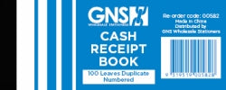 CASH RECEIPT BOOK GNS 582 MINI DUPLICATE 100LF   G00582