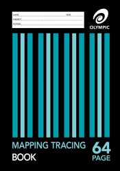 MAPPING & TRACING BOOK OLYMPIC A4 64PG   G00962