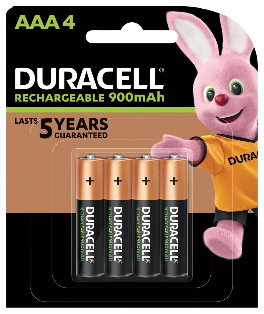 BATTERY DURACELL NIMH RECHARGEABLE 800 AAA4   G01176