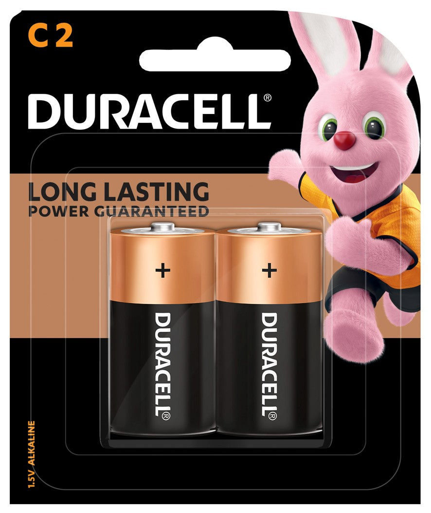 BATTERY DURACELL ALK C BP2   G01221