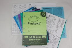 SP- BINDER BOOK PROTEXT A4 8MM RULED PP COVER 48PG KOALA  Special Order Only G01419