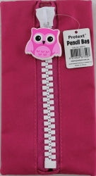 PENCIL CASE PROTEXT 235X125MM CHARACTER MAGENTA OWL   G01523