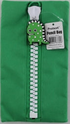 PENCIL CASE PROTEXT 235X125MM CHARACTER GREEN MONSTER   G01524