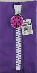 PENCIL CASE PROTEXT 235X125MM CHARACTER PURPLE LADYBIRD   G01525