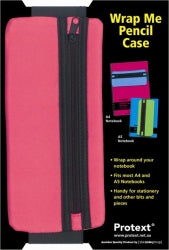 PENCIL CASE PROTEXT 205X90MM WRAP ME MAGENTA   G01527