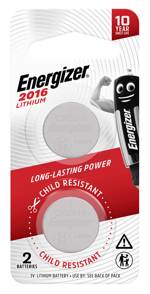 BATTERY ENERGIZER CR2016 CALCULATOR/GAME PK2   G02015