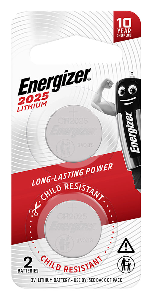 BATTERY ENERGIZER CR2025 CALCULATOR/GAME PK2   G02026