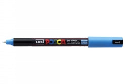 MARKER UNI POSCA PC1MR N/POINT 0.7MM LIGHT BLUE (MULTIPLE ORDER REQ 12)  G02540