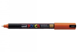 MARKER UNI POSCA PC1MR N/POINT 0.7MM ORANGE (MULTIPLE ORDER REQ 6)  G02544