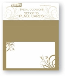 PLACE CARD SET OZCORP GOLD   G03044