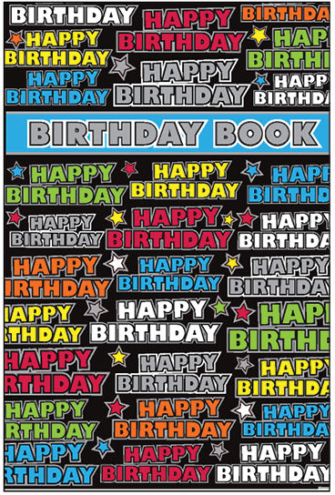 BIRTHDAY BOOK OZCORP BLACK   G03095