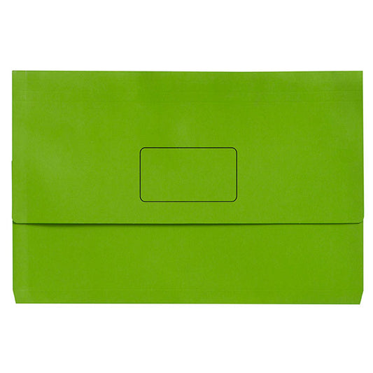 DOCUMENT WALLET MARBIG SLIMPICK F/C BRIGHT GREEN PK10   G03913