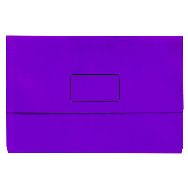 DOCUMENT WALLET MARBIG SLIMPICK F/C BRIGHT PURPLE PK10   G03915