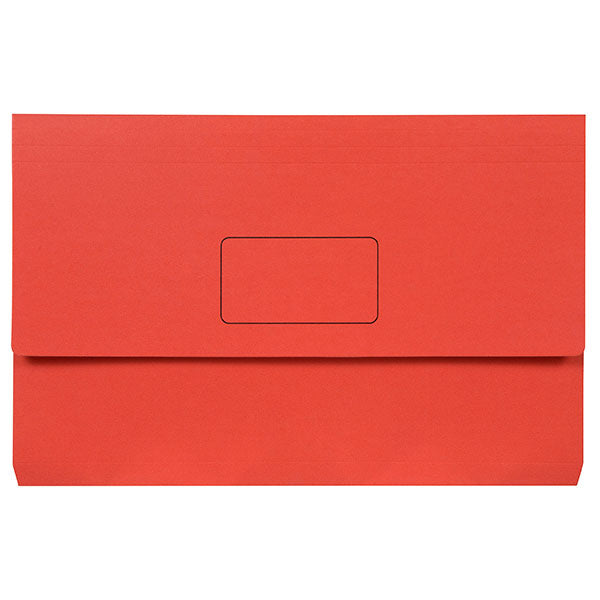 DOCUMENT WALLET MARBIG SLIMPICK F/C BRIGHT RED PK10   G03916