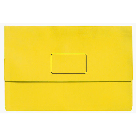 DOCUMENT WALLET MARBIG SLIMPICK F/C BRIGHT YELLOW PK10   G03917