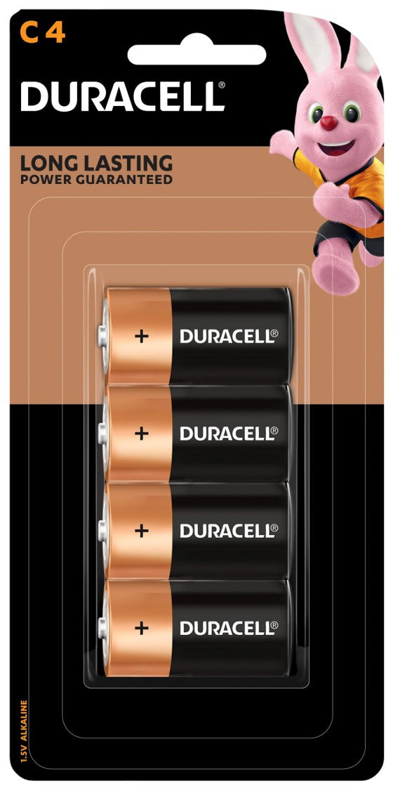 BATTERY DURACELL ALK C BP4   G03944