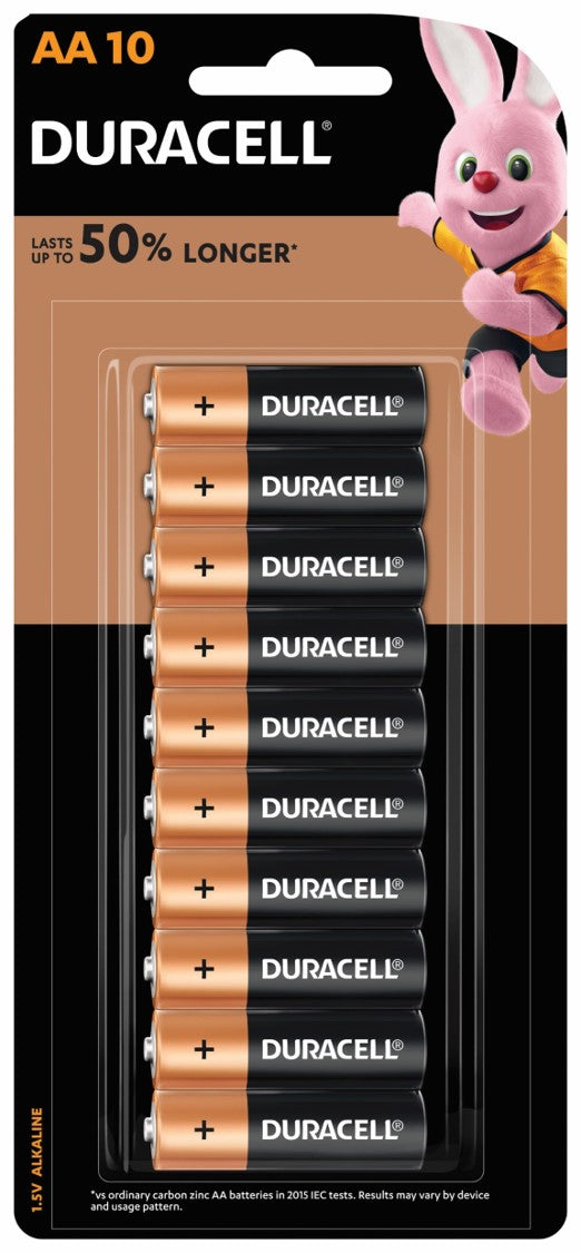 BATTERY DURACELL ALK AA 10   G03945