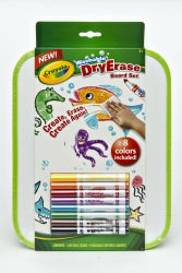 WHITEBOARD DRY ERASE CRAYOLA W/8 MARKERS   G04187