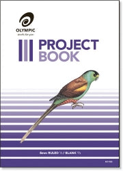 PROJECT BOOK OLYMPIC 335X240MM 8MM RULED 24PG   G04210