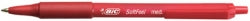 PEN BIC BP SOFT FEEL RETRACT RED   G04217