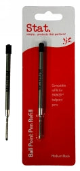 PEN REFILL STAT (PARKER) BP MED BLACK   G04263