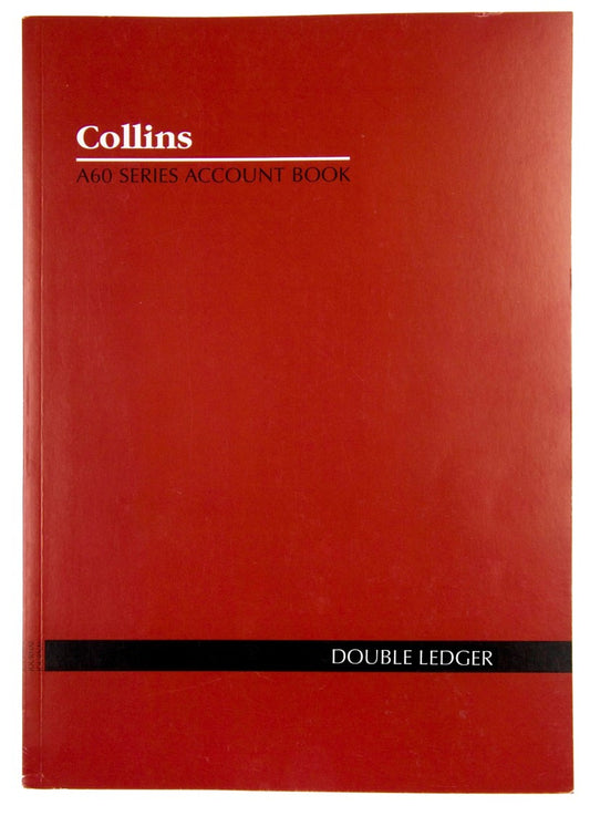 ACCOUNT BOOK COLLINS A60 DBL/ LEDGER   G06016