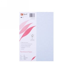 PAPER QUILL A4 90GMS PARCHMENT BLUE PK100   G06267