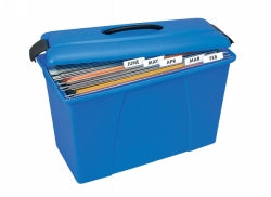 CARRY CASE CRYSTALFILE BLUE   G08601