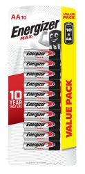 BATTERY ENERGIZER E91 AA BP10   G09110