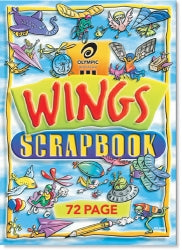 SCRAPBOOK OLYMPIC 325 SCHOOL WINGS 72PG   G09211