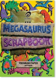 SCRAPBOOK OLYMPIC MEGASAURUS 335X240MM BOND 64PG   G09212