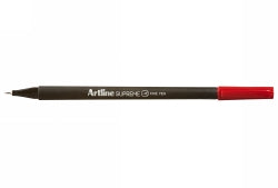 PEN ARTLINE SUPREME 0.4MM FINELINE RED   G09748