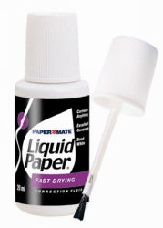 CORRECTION FLUID LIQUID PAPER BOND WHITE H'SELL   G09976