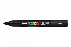 MARKER UNI POSCA PC5M BULLET TIP BLACK   G10276E