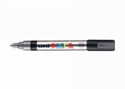 MARKER UNI POSCA PC5M BULLET TIP SILVER   G10279E