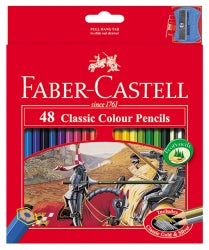 PENCIL COLOURED FABER-CASTELL CLASSIC 48'S   G10472