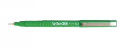 PEN ARTLINE FINELINER 200 0.4MM FINE GREEN   G10668