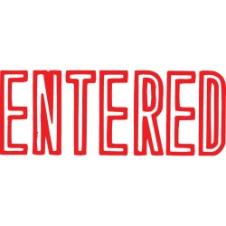 X-STAMPER 1021 ENTERED RED   G10774