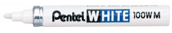 MARKER PENTEL 100W-M BULLET WHITE BX12   G10976