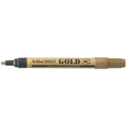 MARKER ARTLINE 900XF PERMANENT 2.3MM BULLET NIB GOLD   G11015