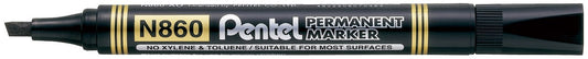 MARKER PENTEL N860 CHISEL BLACK   G11186