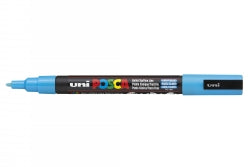 MARKER UNI POSCA PC3M BULLET TIP LIGHT BLUE   G11304