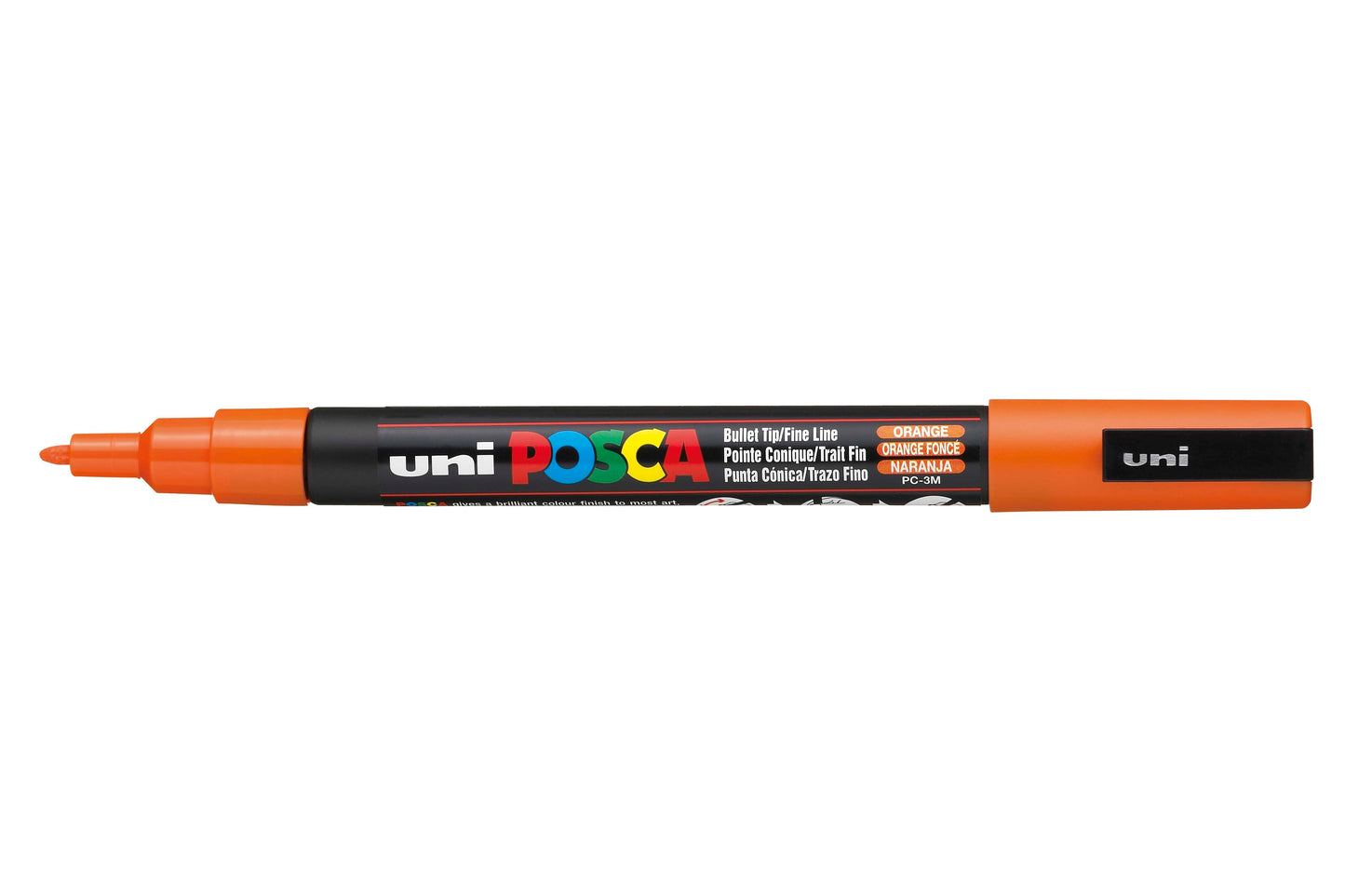 MARKER UNI POSCA PC3M BULLET TIP ORANGE   G11305