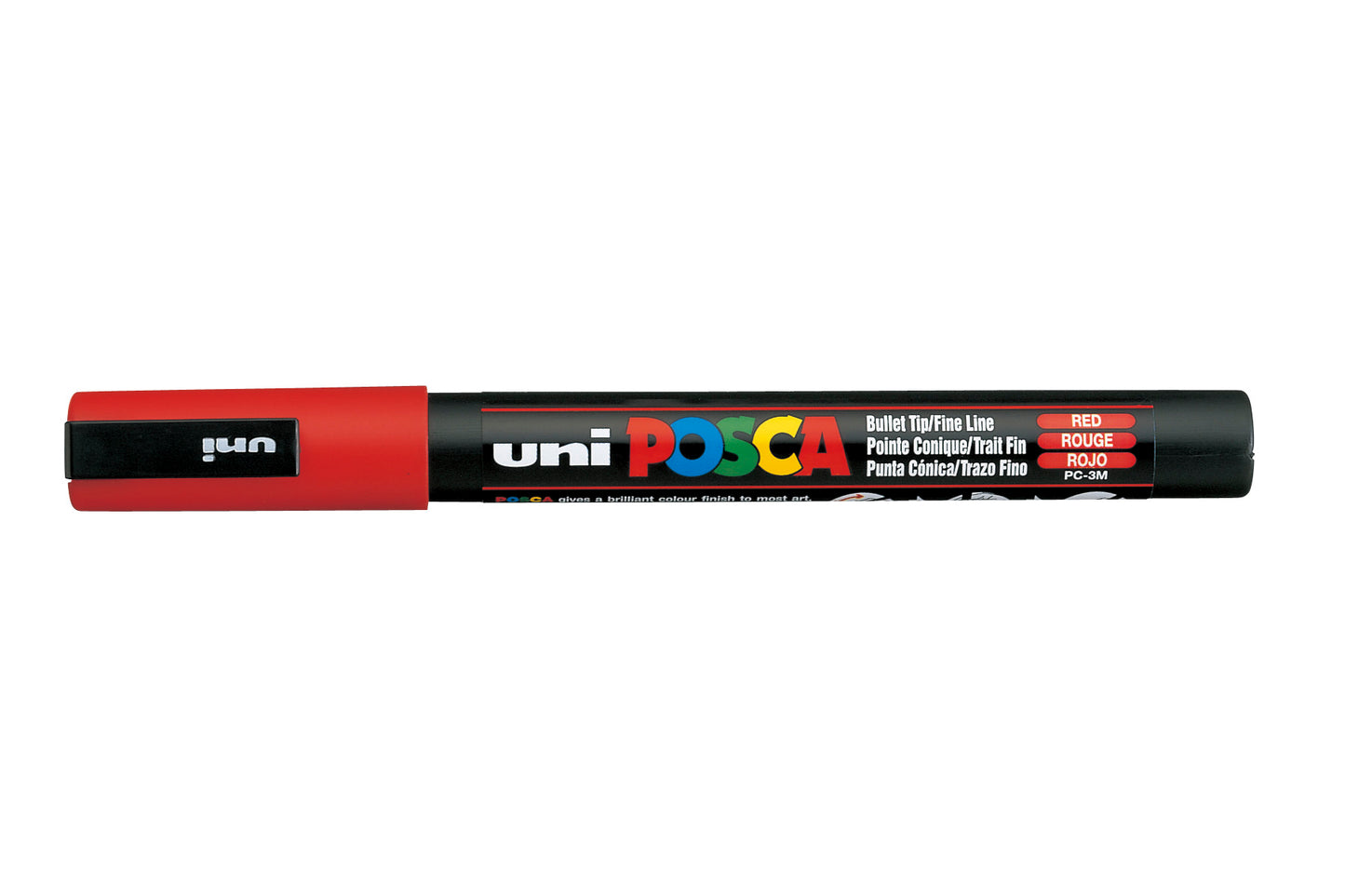 MARKER UNI POSCA PC3M BULLET TIP RED   G11307