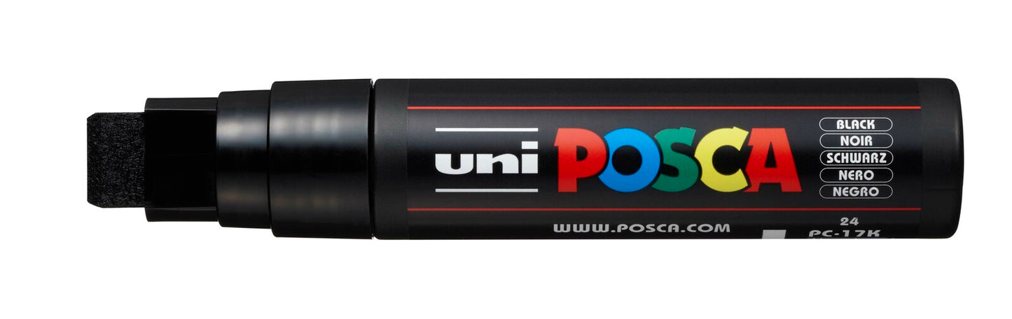 MARKER UNI POSCA PC17K 15MM BLACK   G11376E