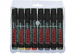 MARKER PERMANENT UNI PROCKEY PM1228C BULLET ASST WLT8   G11390