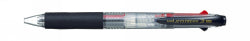 PEN UNI 1.0MM JETSTREAM SXE RETRACTABLE 3 COLOURS CLEAR BARREL   G11465